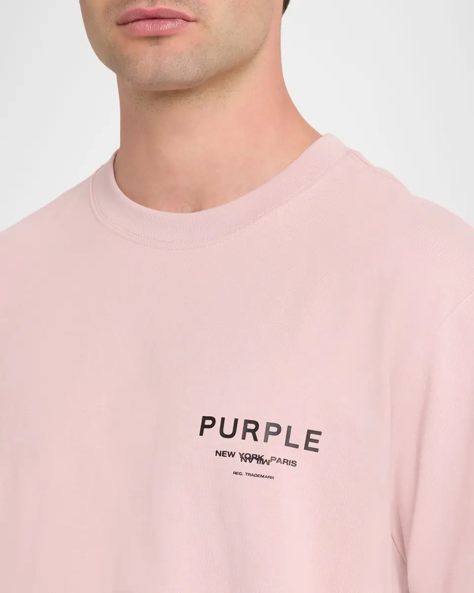 PURPLE Men's Jersey Logo T-Shirt | Thumbnail 5