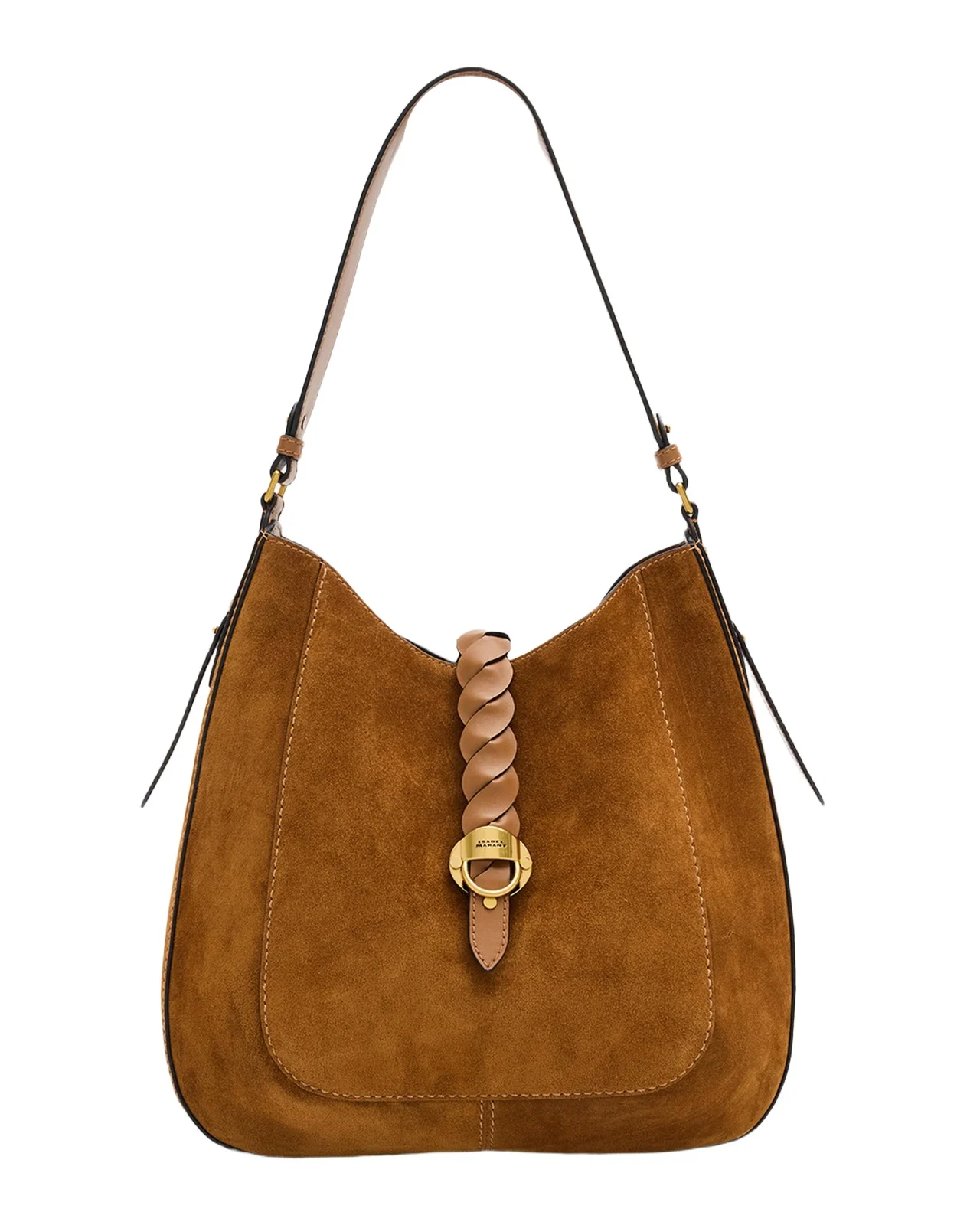Altay Woven Suede Hobo Bag
