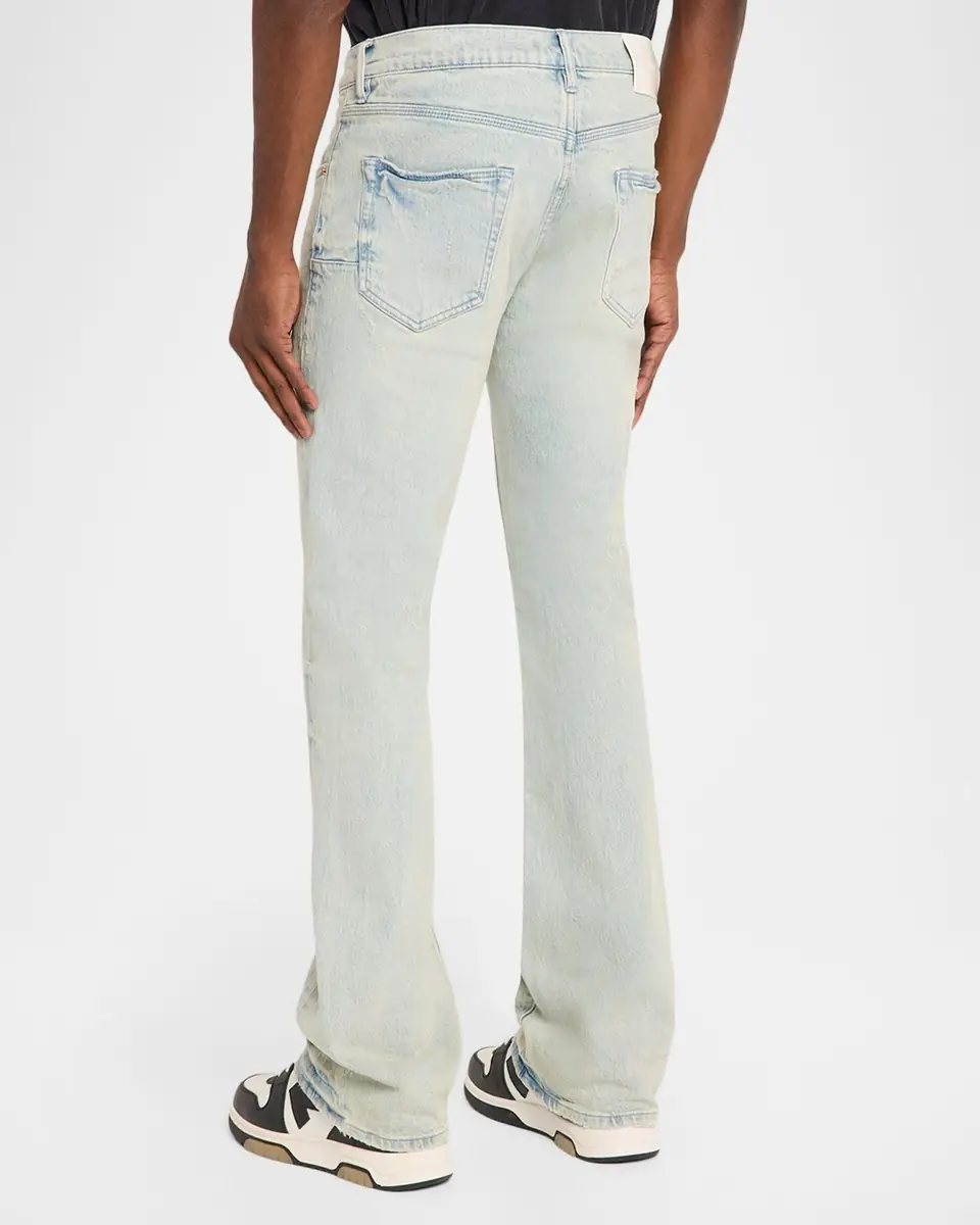PURPLE Men's P004 Blowout Flare Jeans | Thumbnail 3 PURPLE Men's P004 Blowout Flare Jeans | Thumbnail 3
