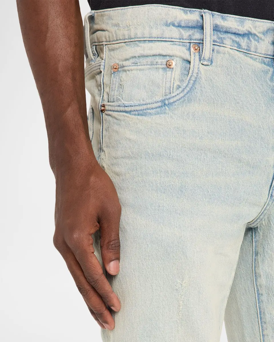 PURPLE Men's P004 Blowout Flare Jeans | Thumbnail 5 PURPLE Men's P004 Blowout Flare Jeans | Thumbnail 5