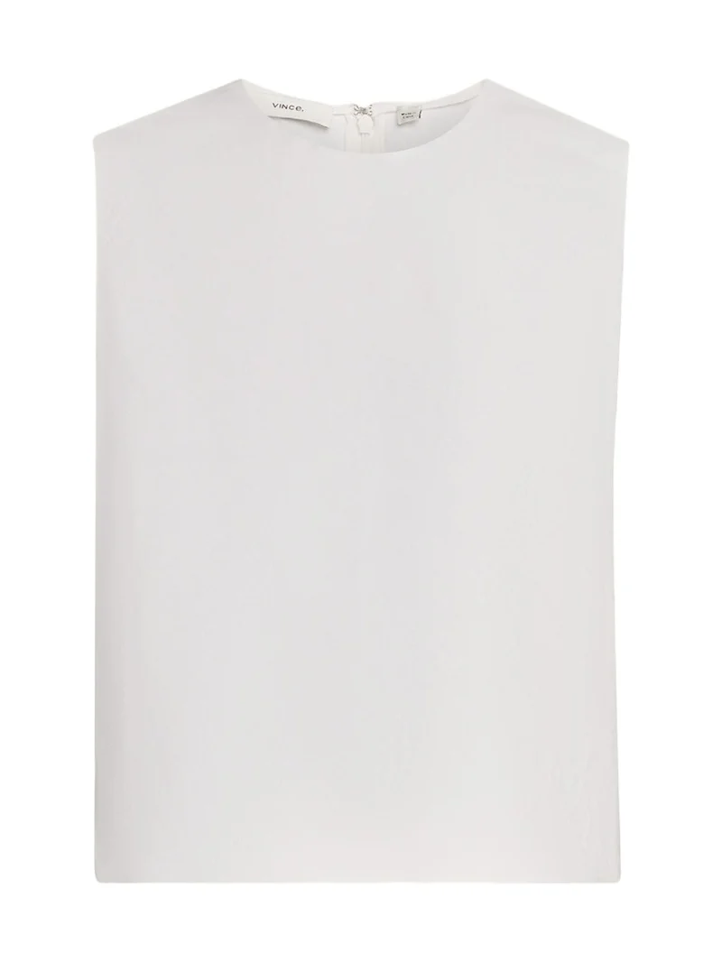 Linen Crewneck Top