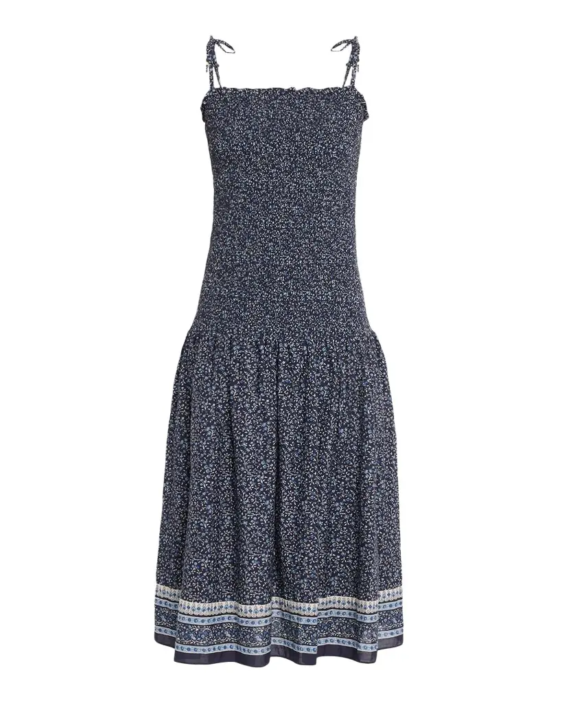 Marietta Floral Smocked Drop-Waist Dress Marietta Floral Smocked Drop-Waist Dress