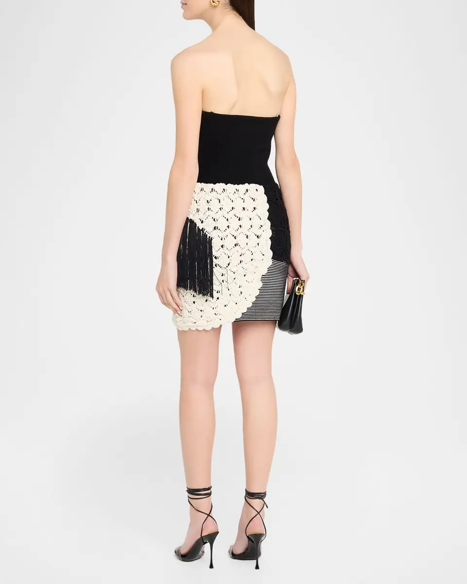 Et Ochs Florence Strapless Embellished Mini Dress | Thumbnail 3 Et Ochs Florence Strapless Embellished Mini Dress | Thumbnail 3