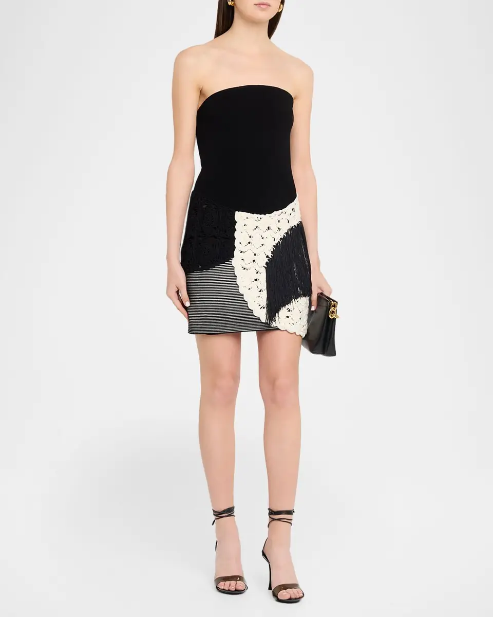 Et Ochs Florence Strapless Embellished Mini Dress | Thumbnail 4 Et Ochs Florence Strapless Embellished Mini Dress | Thumbnail 4