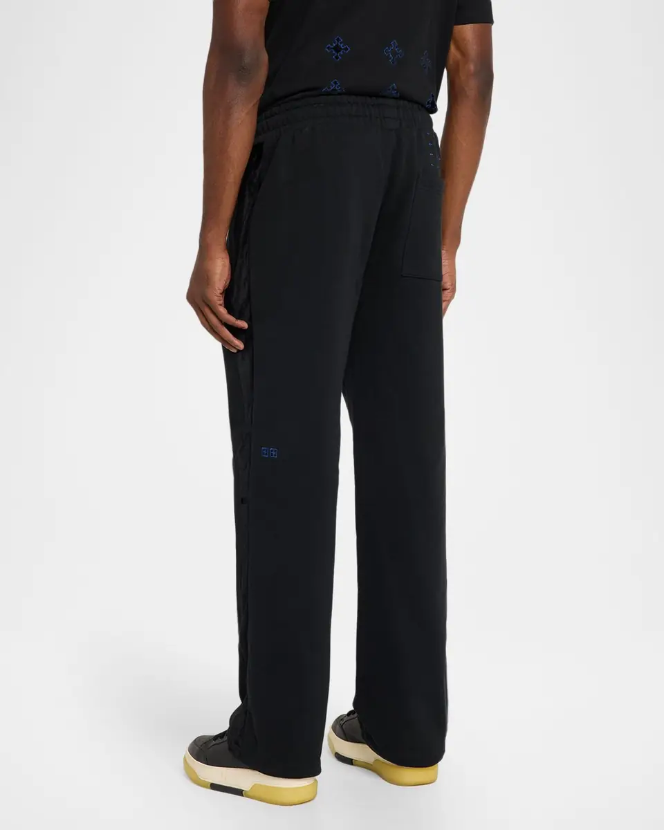 Ksubi Men's Embroidered Logo 4x4 Cotton Sweatpants | Thumbnail 2 Ksubi Men's Embroidered Logo 4x4 Cotton Sweatpants | Thumbnail 2