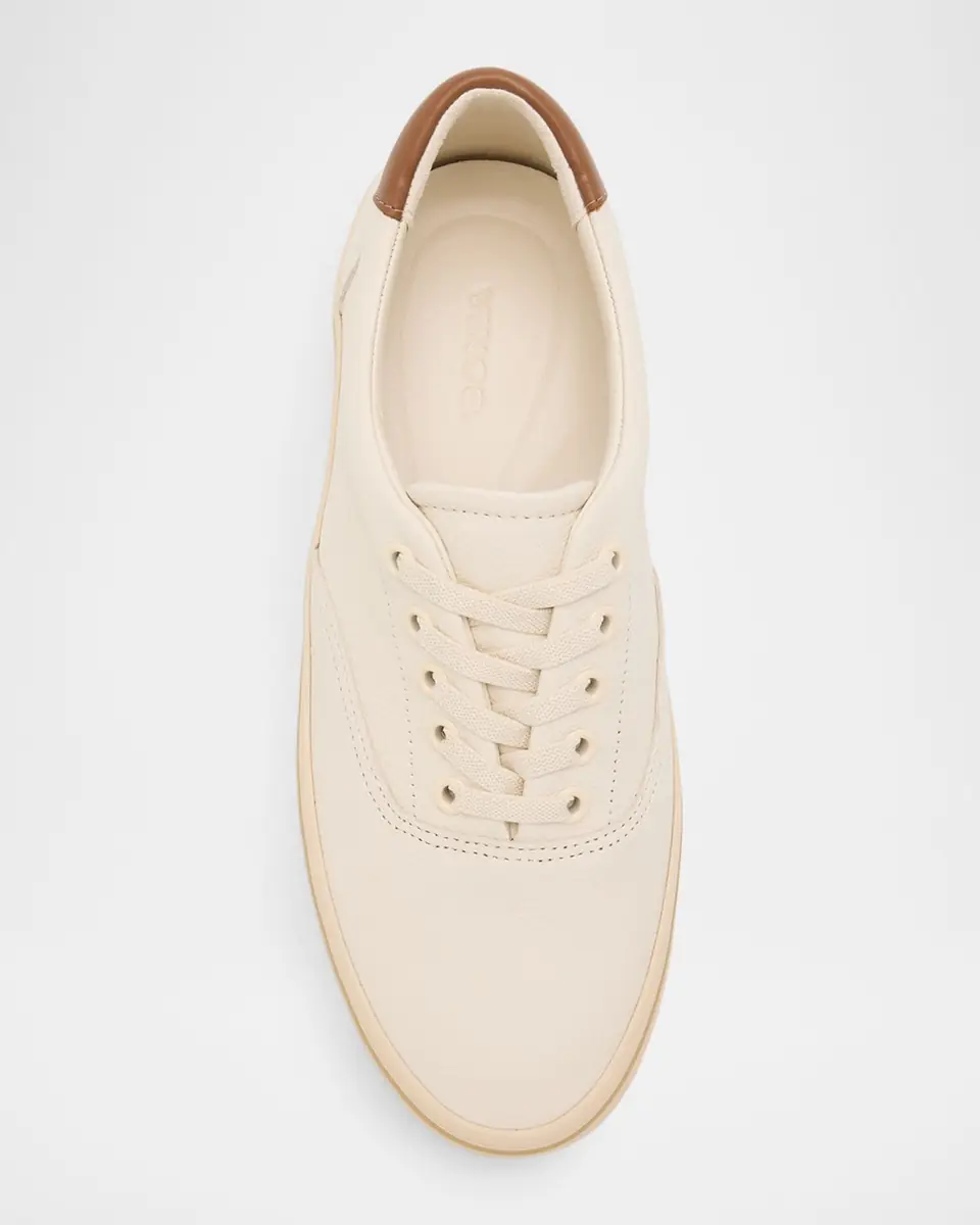 Vince Men's Seaside Leather Low-Top Sneakers | Thumbnail 4 Vince Men's Seaside Leather Low-Top Sneakers | Thumbnail 4