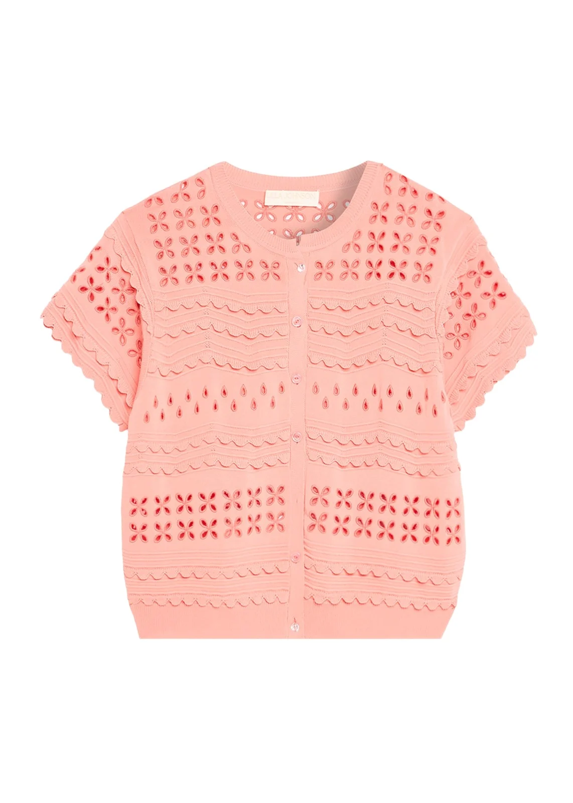 Ulla Johnson Abriana Eyelet Cropped Cardigan