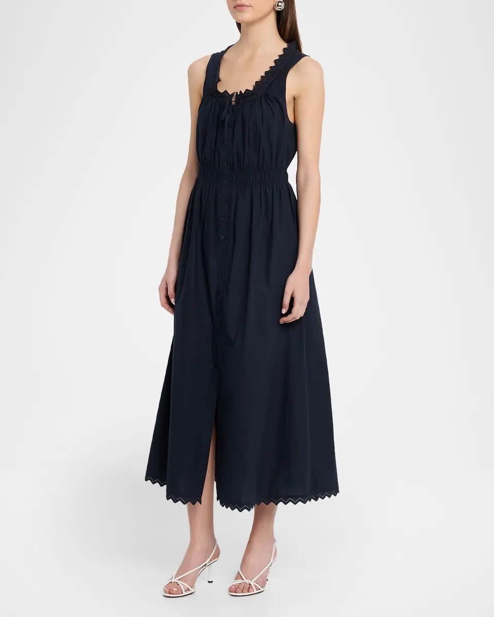 FRAME The Serene Midi Dress | Thumbnail 3