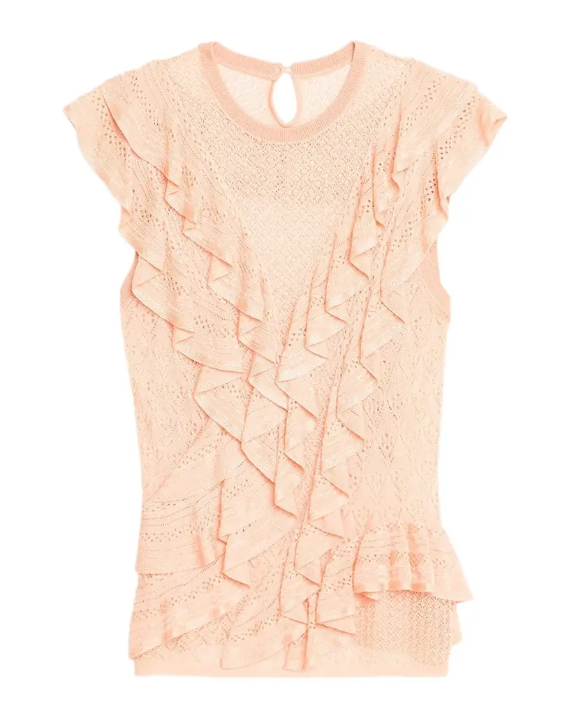 Ulla Johnson Angelica Sleeveless Lace Knit Top | Image 1 Ulla Johnson Angelica Sleeveless Lace Knit Top | Image 1
