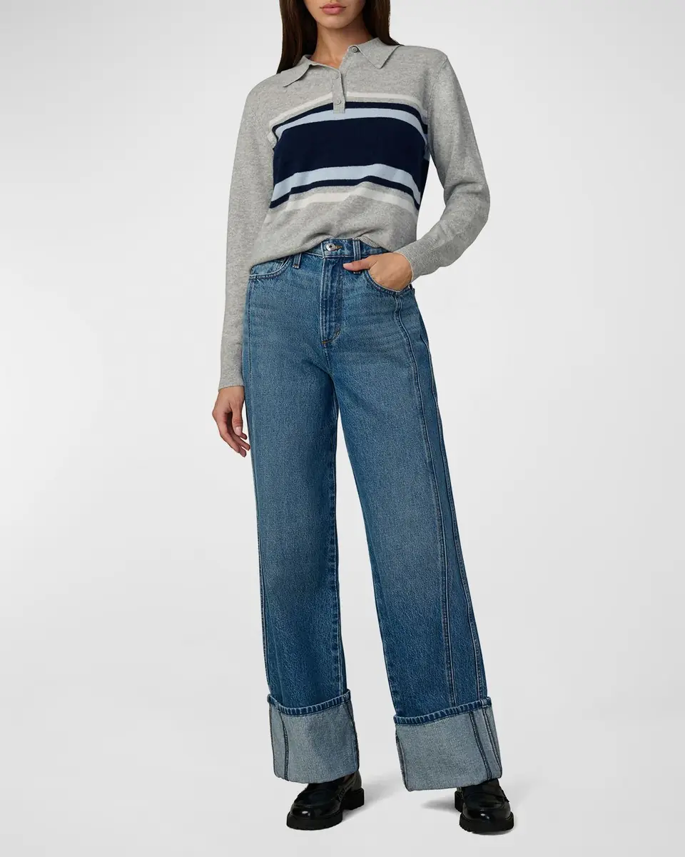 Joe's Jeans The Long-Sleeve Cashmere Polo Sweater | Thumbnail 2