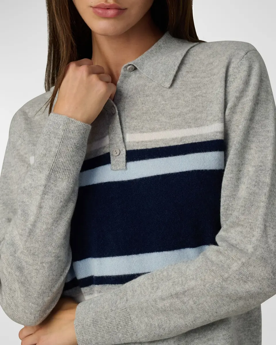 Joe's Jeans The Long-Sleeve Cashmere Polo Sweater | Thumbnail 5