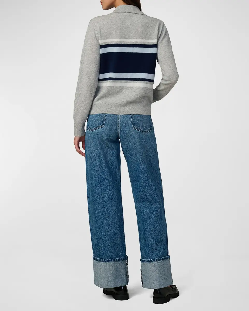 Joe's Jeans The Long-Sleeve Cashmere Polo Sweater | Thumbnail 7