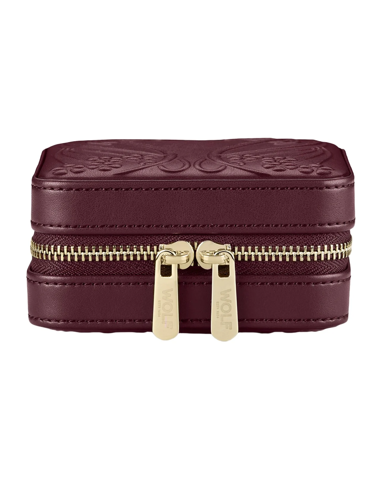 Wolf x Liberty Small Travel Zip Jewelry Case