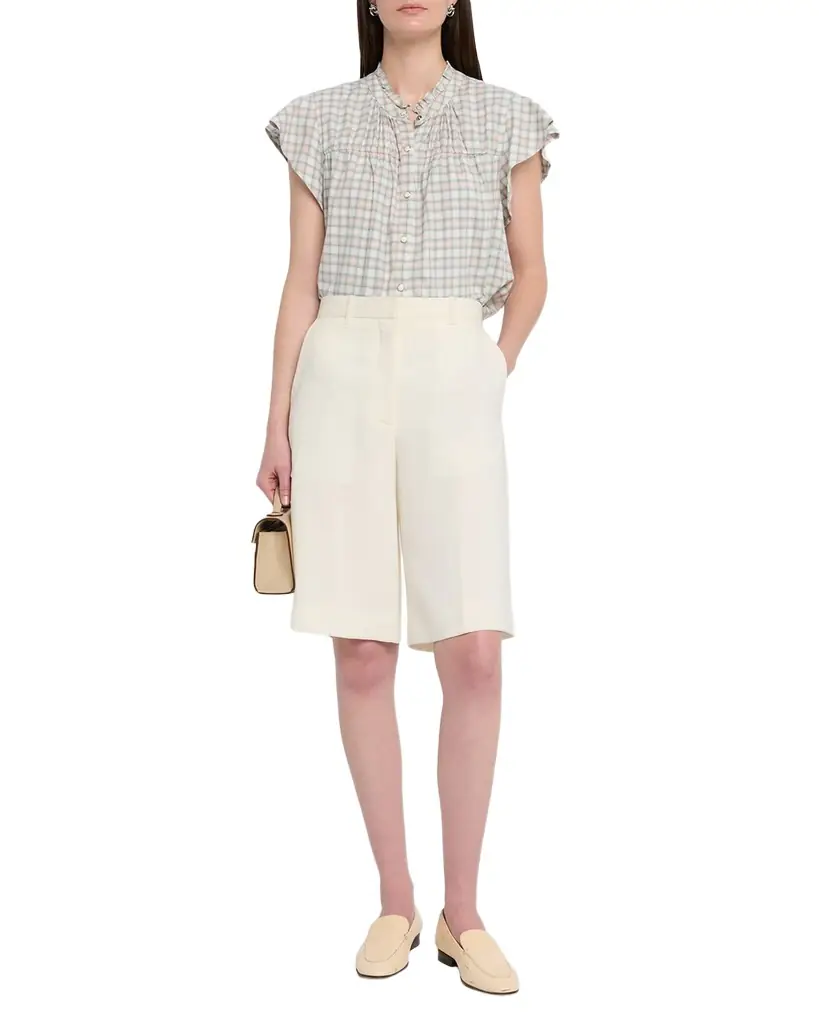 Ruthie Plaid Button-Front Top Ruthie Plaid Button-Front Top