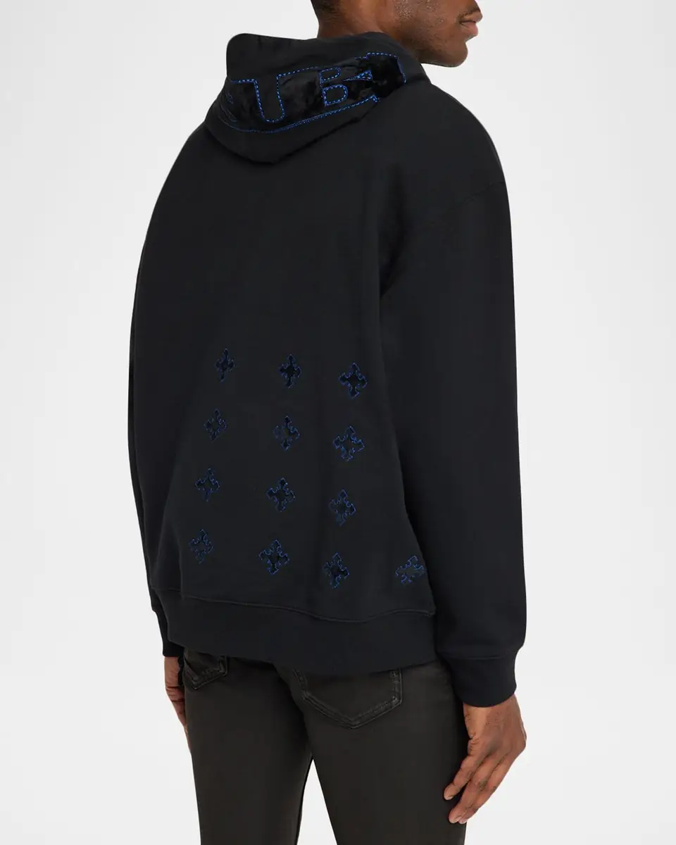 Ksubi Men's 4x4 Oversized Cotton Hoodie | Thumbnail 3 Ksubi Men's 4x4 Oversized Cotton Hoodie | Thumbnail 3