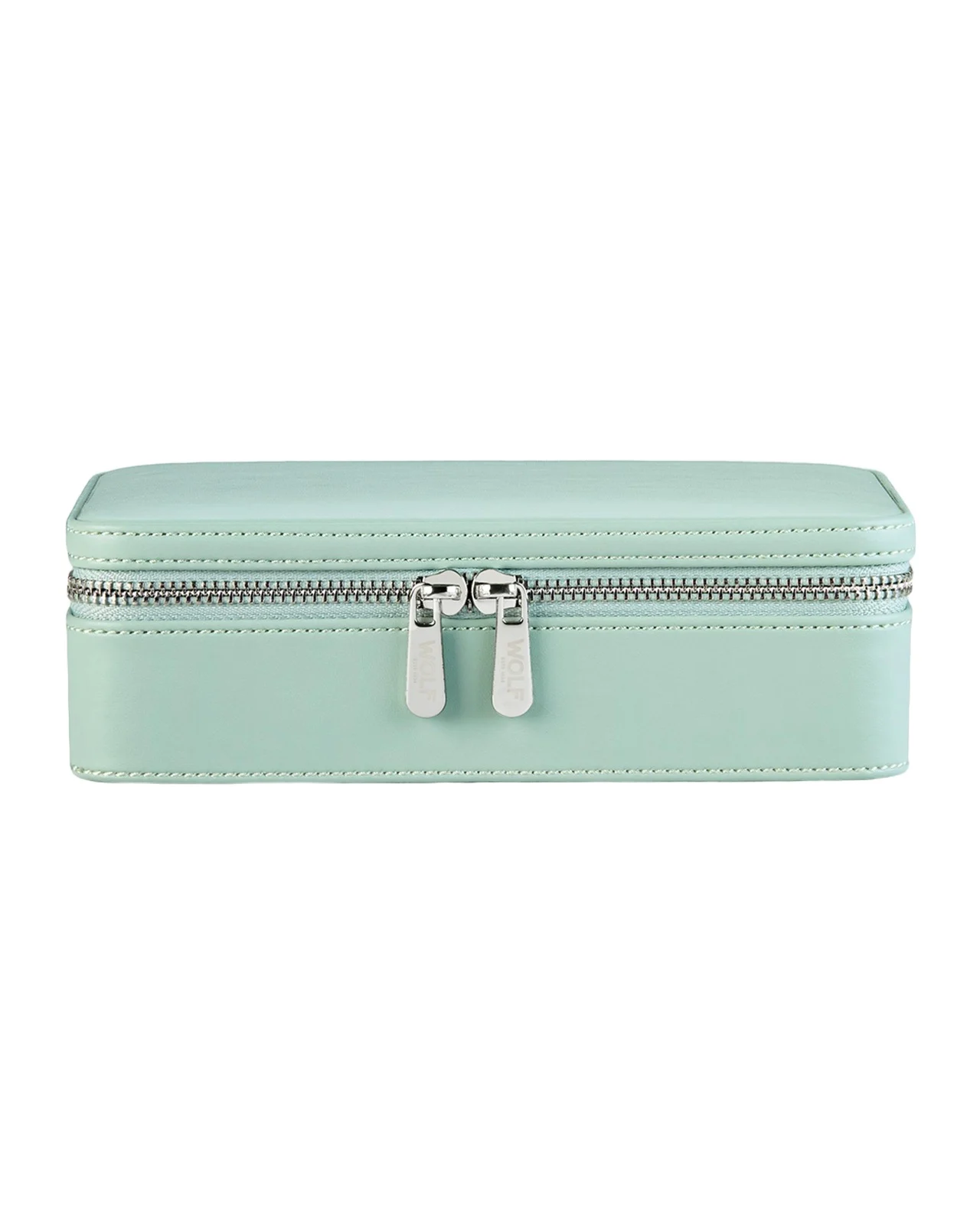 Wolf x Liberty Medium Travel Zip Jewelry Case