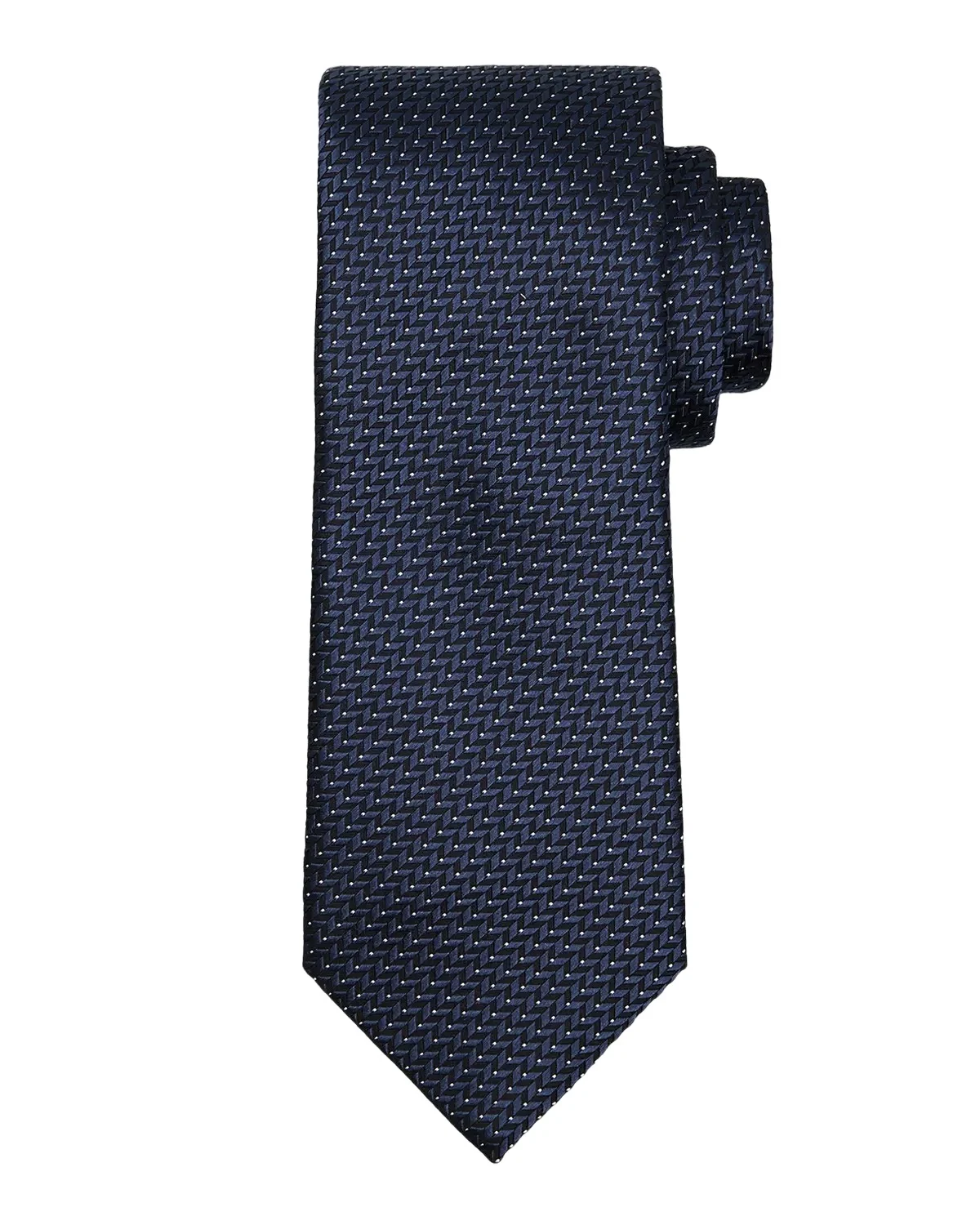 Men's Woven Herringbone Silk Tie