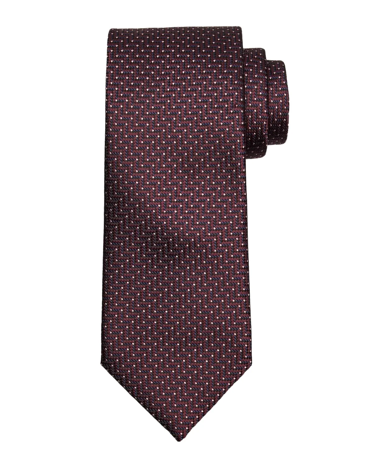 Men's Micro-Woven Jacquard Silk Tie Men's Micro-Woven Jacquard Silk Tie