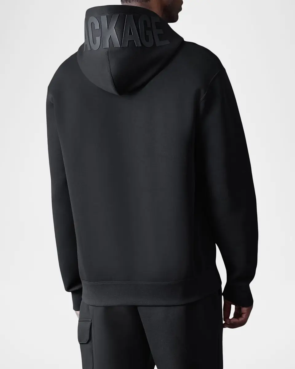 Mackage Men's Kolton Double-Face Jersey Logo Hoodie | Thumbnail 3 Mackage Men's Kolton Double-Face Jersey Logo Hoodie | Thumbnail 3