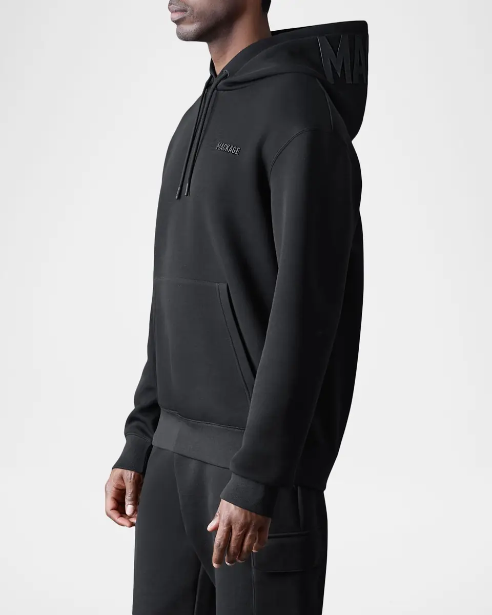Mackage Men's Kolton Double-Face Jersey Logo Hoodie | Thumbnail 5 Mackage Men's Kolton Double-Face Jersey Logo Hoodie | Thumbnail 5