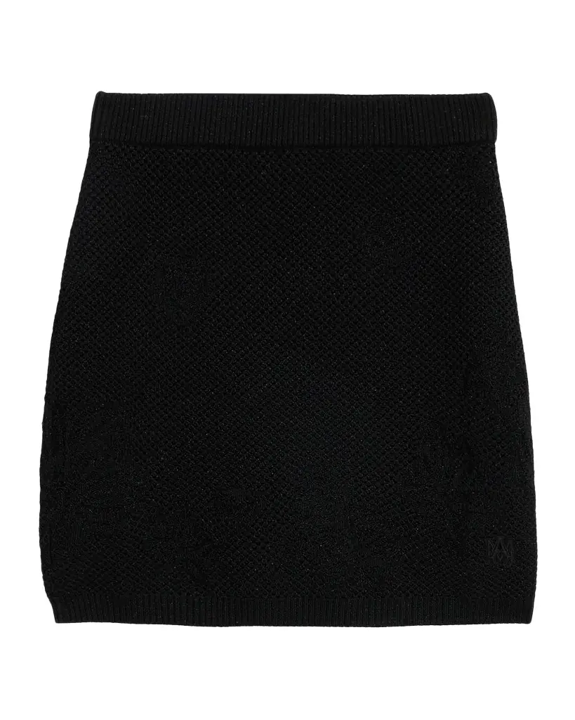 Floral Crochet Mini Skirt Floral Crochet Mini Skirt