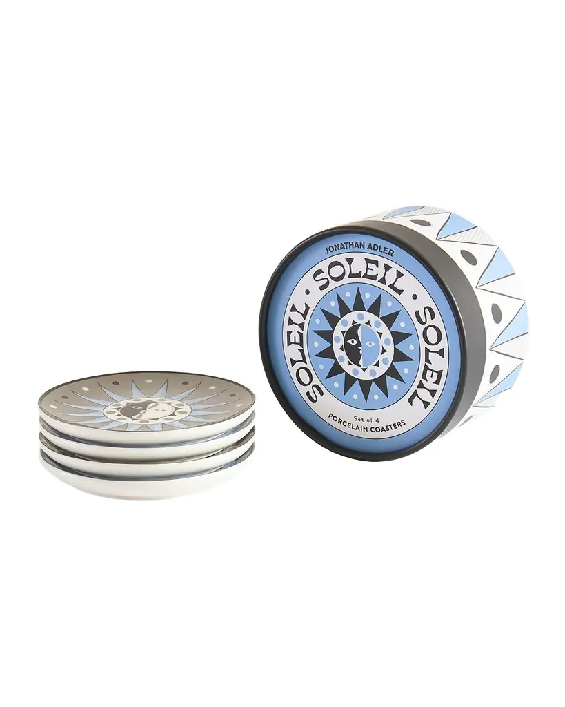 Jonathan Adler Soleil Coasters, Set of 4
