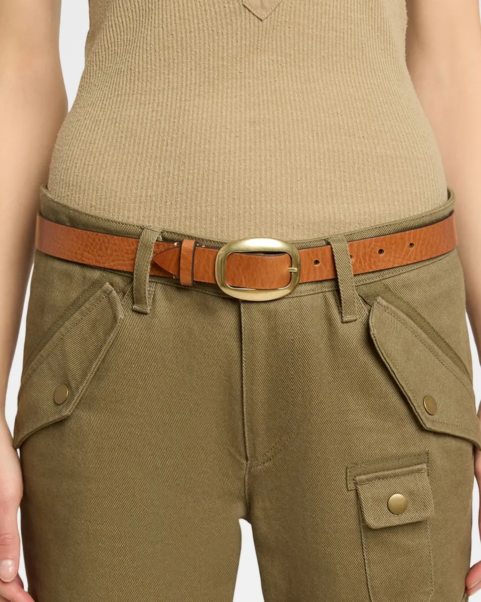 Isabel Marant Dara Small Buckle Leather Belt | Thumbnail 2