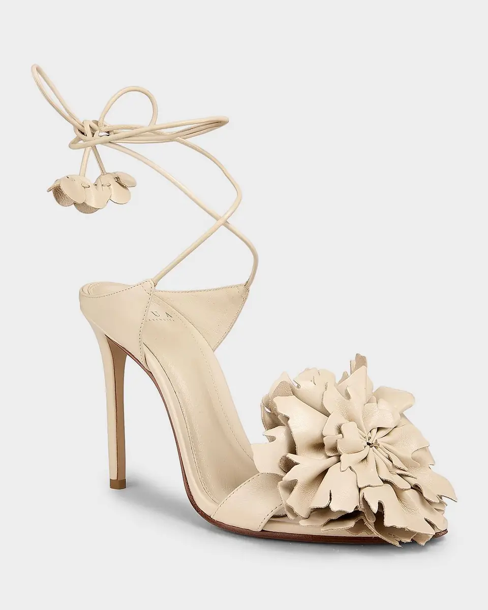 Alexandre Birman x Agua by Agua Bendita Ornela Leather Ankle-Wrap Sandals | Thumbnail 5 Alexandre Birman x Agua by Agua Bendita Ornela Leather Ankle-Wrap Sandals | Thumbnail 5
