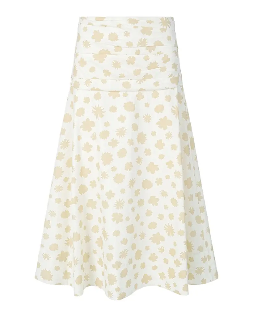 STAUD Sol Ditsy Floral Midi Skirt | Image 1 STAUD Sol Ditsy Floral Midi Skirt | Image 1