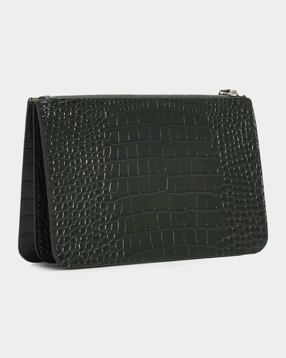 Toteme Croc-Embossed Leather Clutch Bag | Thumbnail 12 Toteme Croc-Embossed Leather Clutch Bag | Thumbnail 12