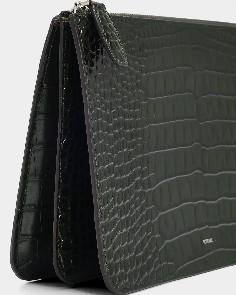 Toteme Croc-Embossed Leather Clutch Bag | Thumbnail 14 Toteme Croc-Embossed Leather Clutch Bag | Thumbnail 14