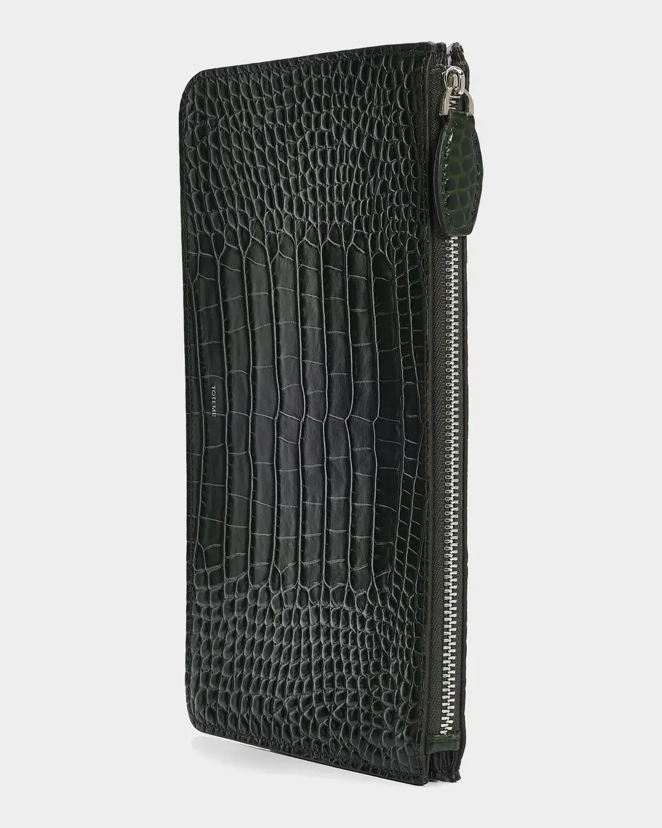 Toteme Croc-Embossed Leather Clutch Bag | Thumbnail 15 Toteme Croc-Embossed Leather Clutch Bag | Thumbnail 15