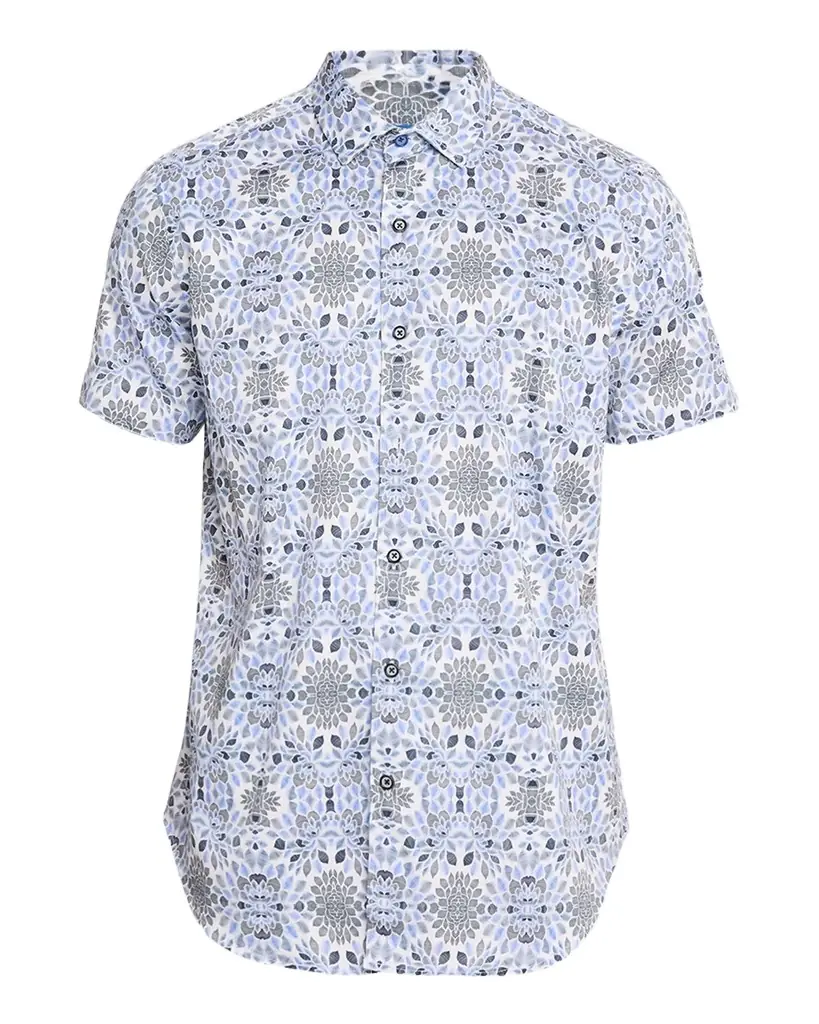 Men's Amagansett Satin Short-Sleeve Shirt