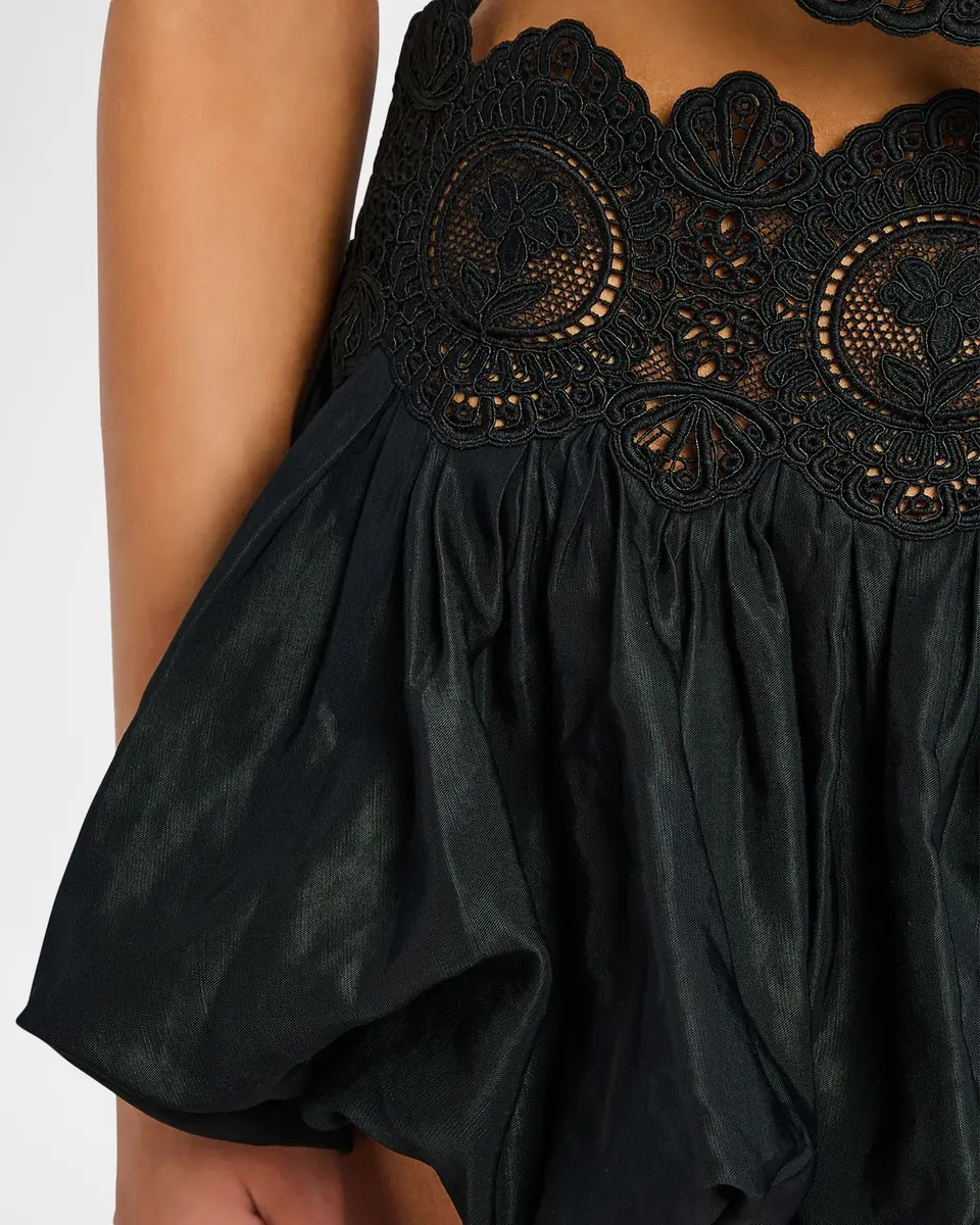 Retrofête Leighton Embroidered Bubble Skirt | Thumbnail 4 Retrofête Leighton Embroidered Bubble Skirt | Thumbnail 4