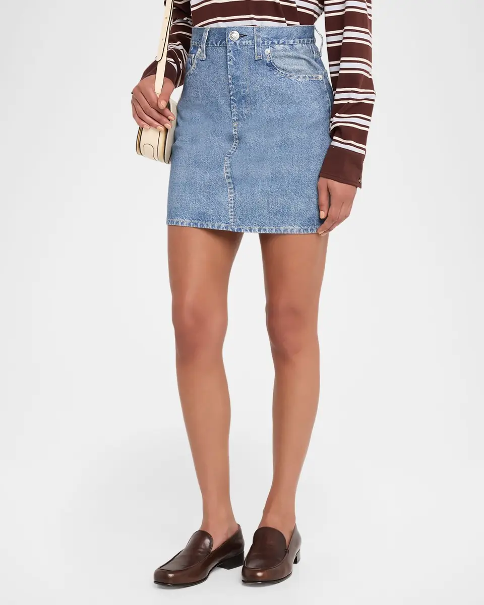 Rag & Bone rb Miramar Ponte Mini Skirt | Thumbnail 4 Rag & Bone rb Miramar Ponte Mini Skirt | Thumbnail 4