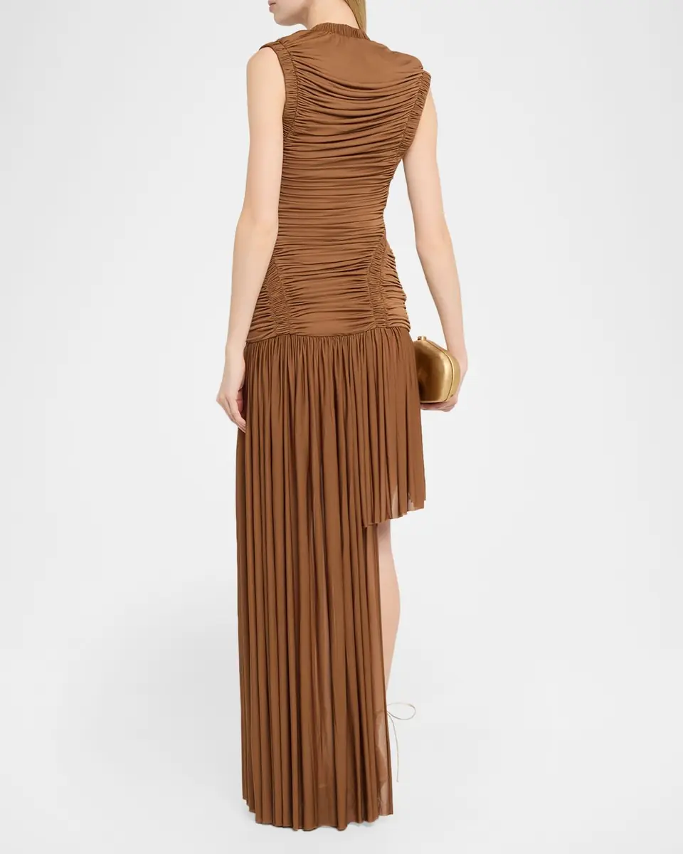 Christopher Esber Theron Pleated Asymmetric Gown | Thumbnail 3 Christopher Esber Theron Pleated Asymmetric Gown | Thumbnail 3