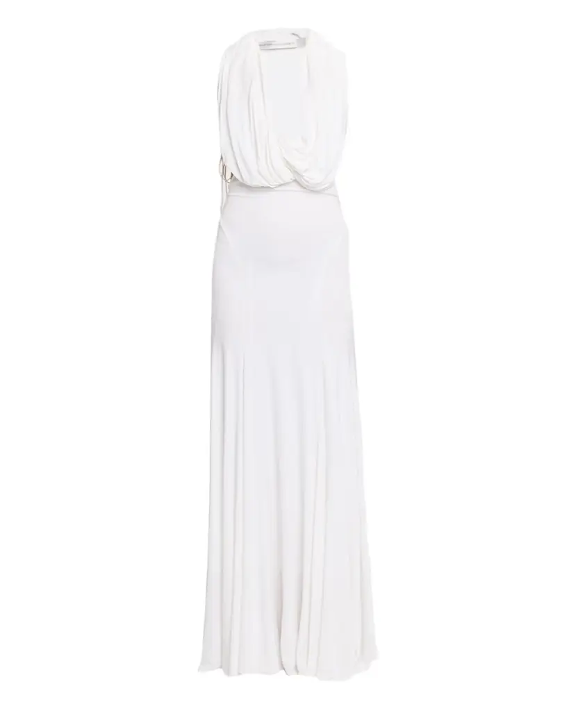 Christopher Esber Interlock Jersey Draped Dress | Image 1 Christopher Esber Interlock Jersey Draped Dress | Image 1