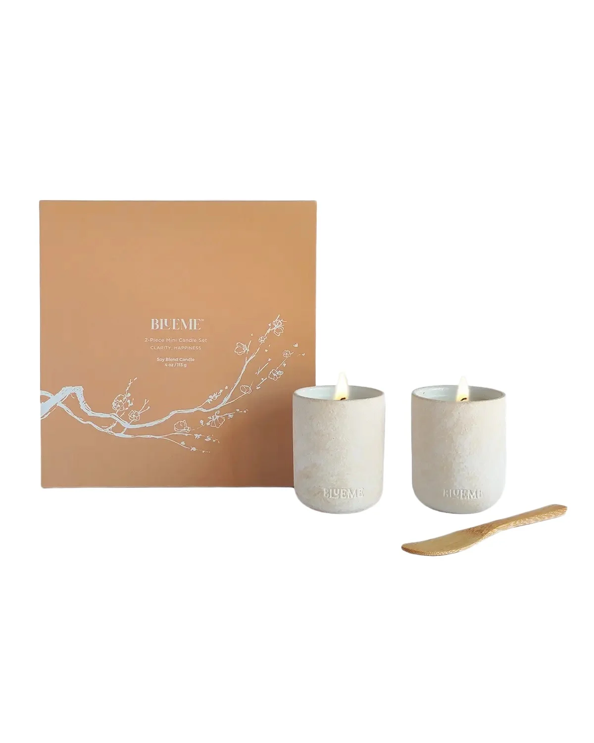 Blueme Clarity & Happiness 2-Piece Candle Set