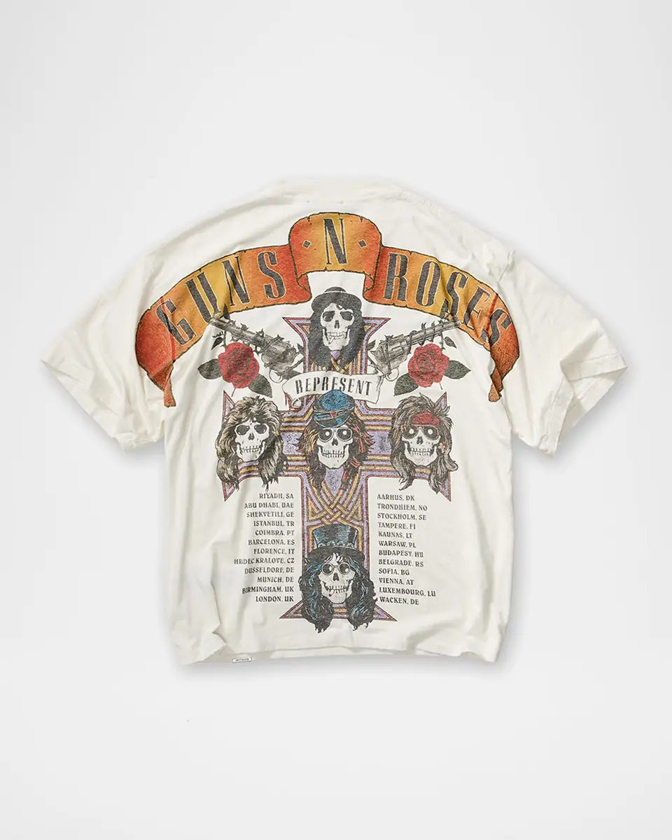 Represent x Guns N ' Roses Exclusive Tour Graphic T-Shirt | Thumbnail 3