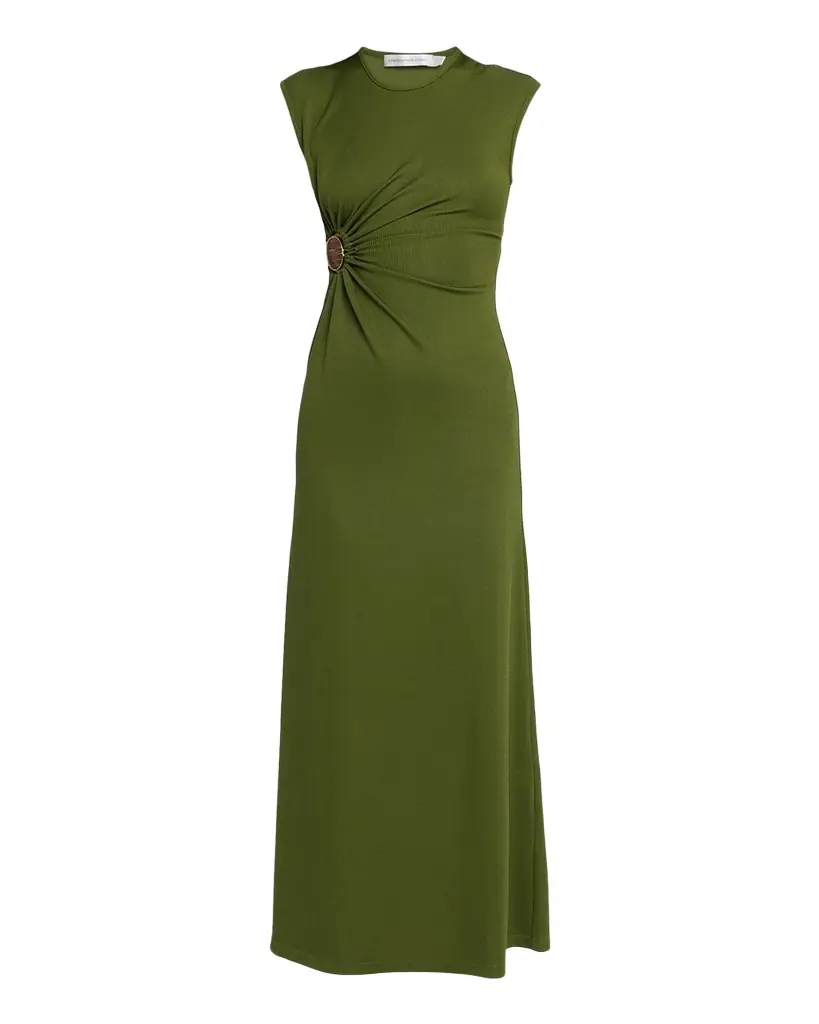Christopher Esber Mineral Stone Ruched Jersey Dress | Image 1 Christopher Esber Mineral Stone Ruched Jersey Dress | Image 1