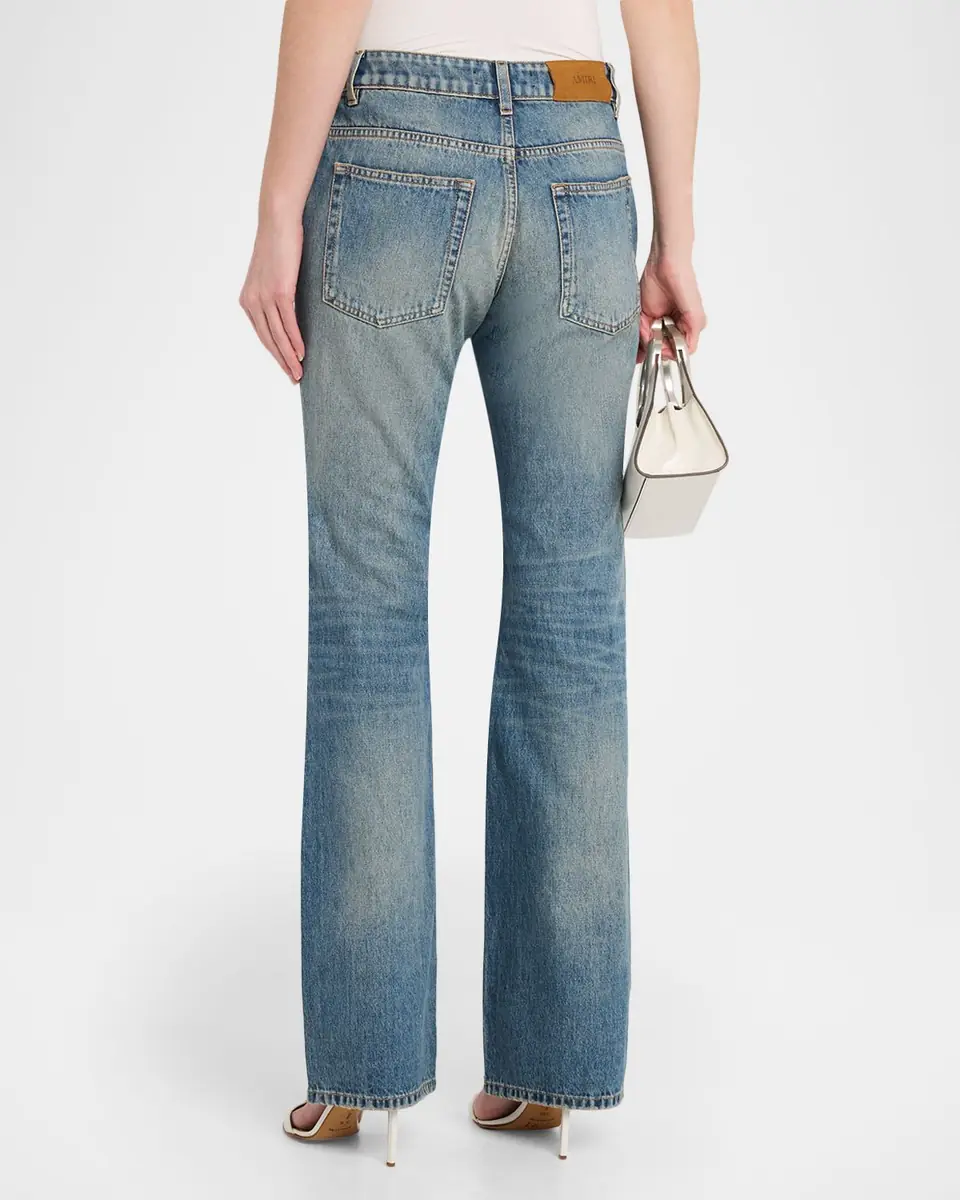 Amiri Slash Distressed Bootcut-Leg Jeans | Thumbnail 2 Amiri Slash Distressed Bootcut-Leg Jeans | Thumbnail 2