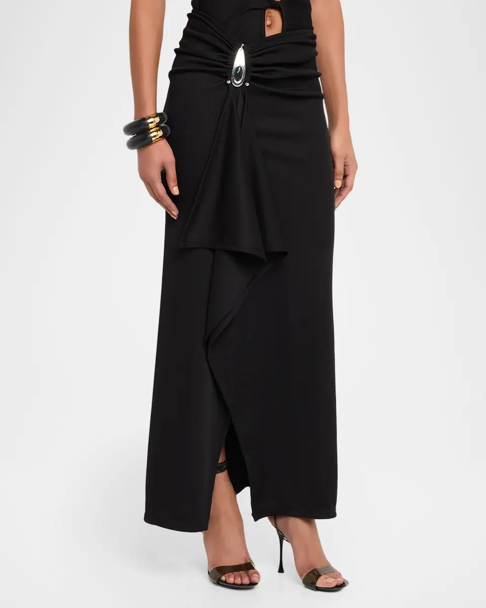 Christopher Esber Crystal Pendant Cascade Skirt | Thumbnail 4