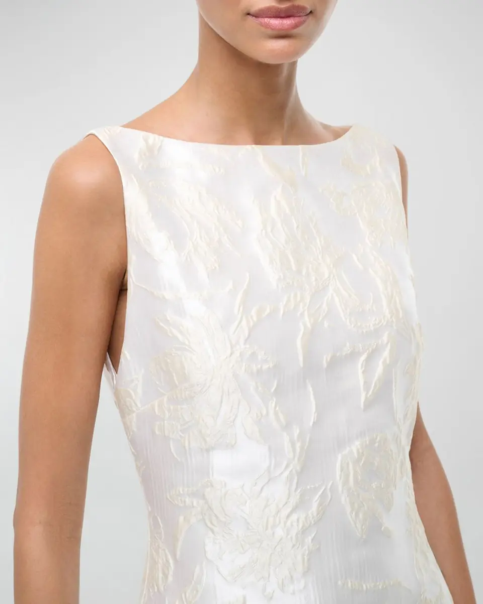 STAUD Mimi Metallic Brocade Mini Dress | Thumbnail 3 STAUD Mimi Metallic Brocade Mini Dress | Thumbnail 3