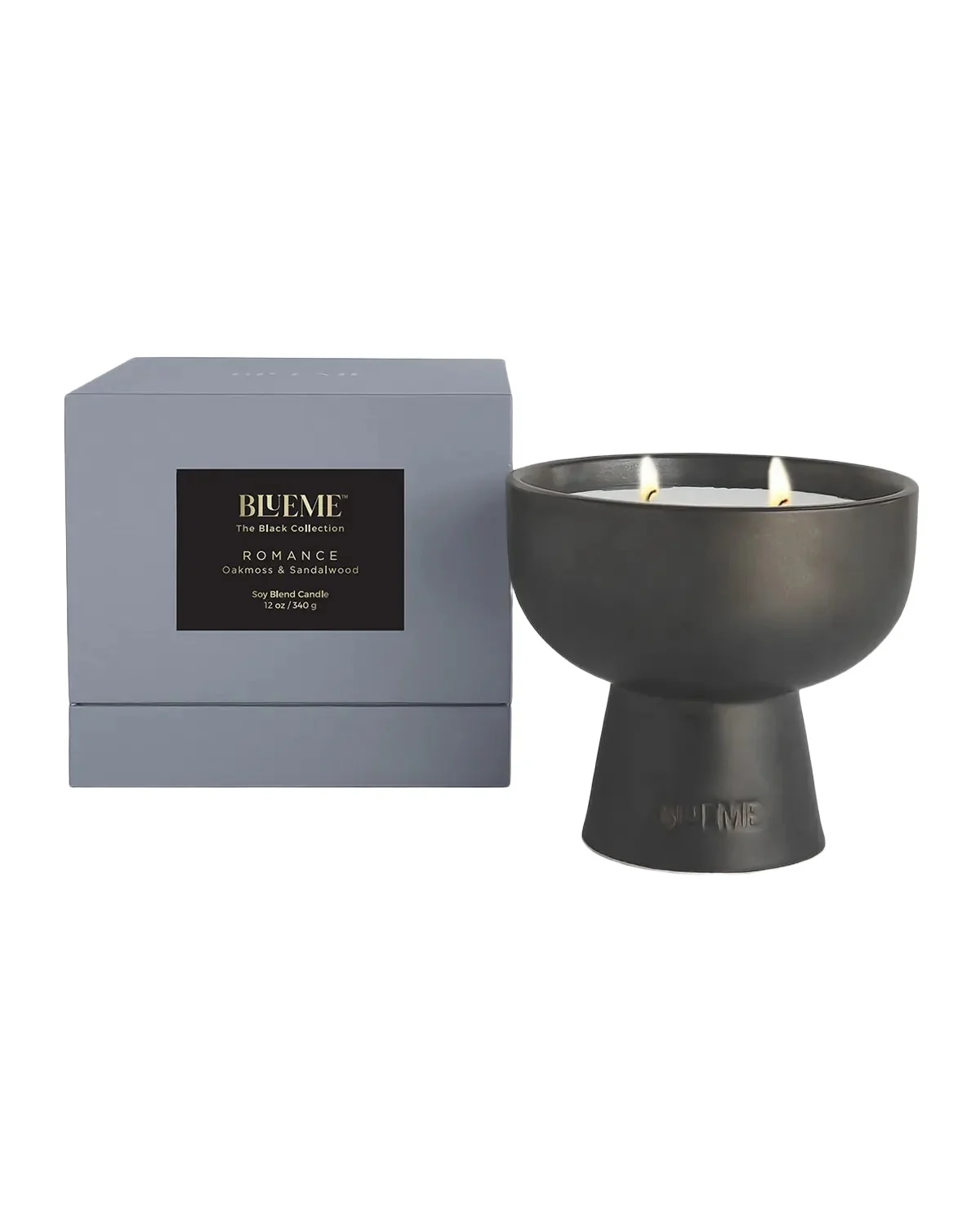 Blueme BLK Romance Medium Candle - Oakmoss & Sandalwood