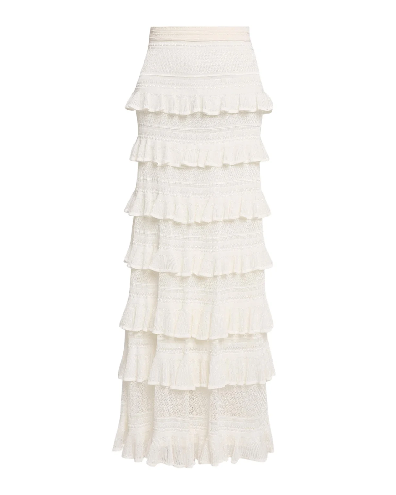Luna Lace Ruffled Maxi Skirt Luna Lace Ruffled Maxi Skirt