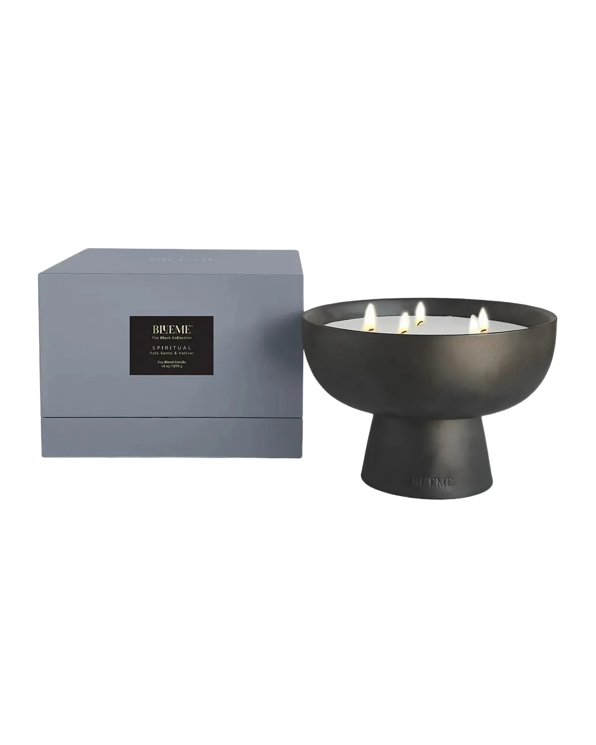 Blueme BLK Spiritual Giant Candle - Palo Santo & Vetiver
