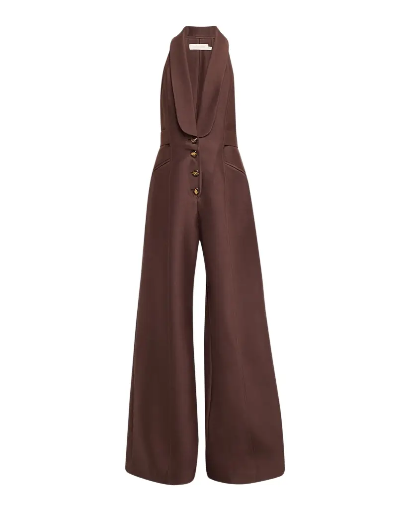 Zimmermann Alchemy Wide-Leg Tuxedo Jumpsuit | Image 1 Zimmermann Alchemy Wide-Leg Tuxedo Jumpsuit | Image 1