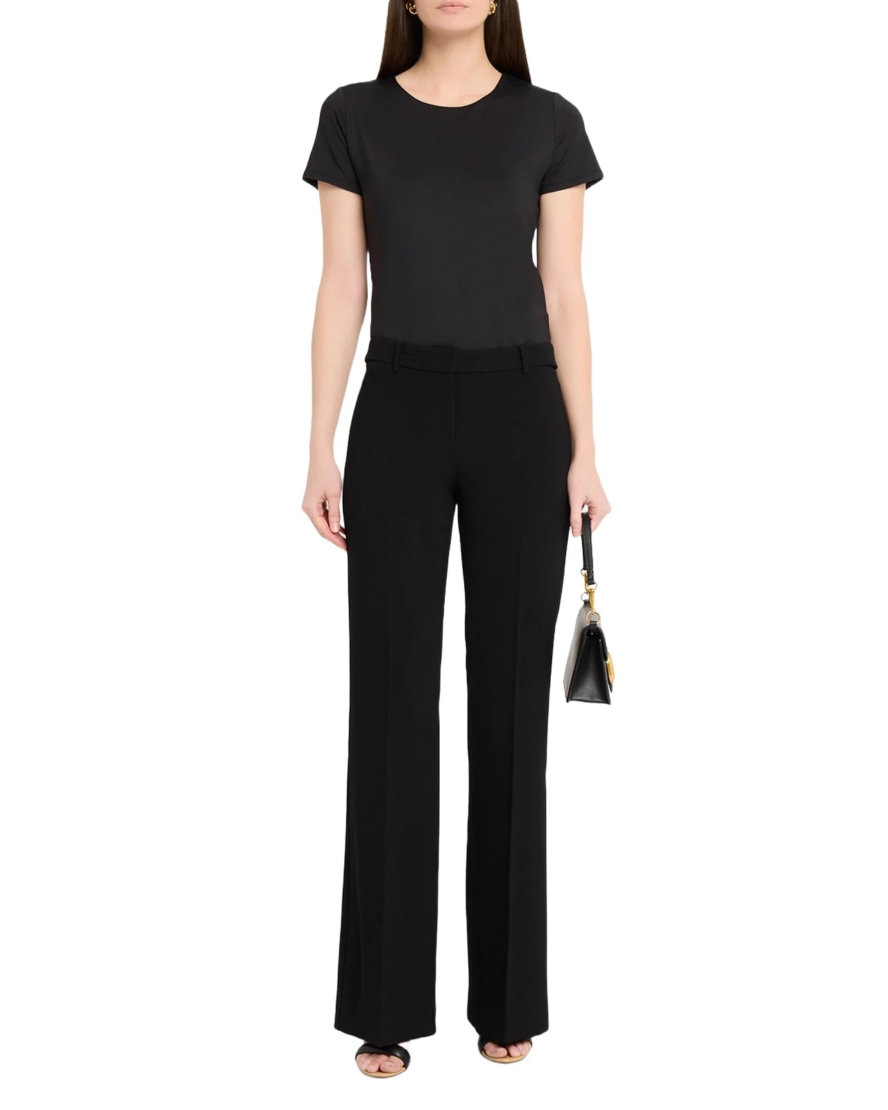 Cecilia Crepe Bootcut Pants