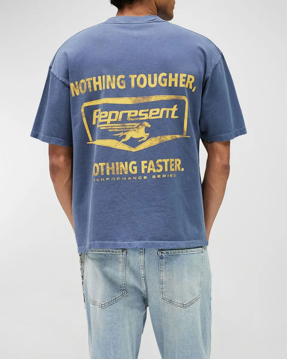 Represent Men's Nothing Faster Cotton T-Shirt | Thumbnail 2 Represent Men's Nothing Faster Cotton T-Shirt | Thumbnail 2