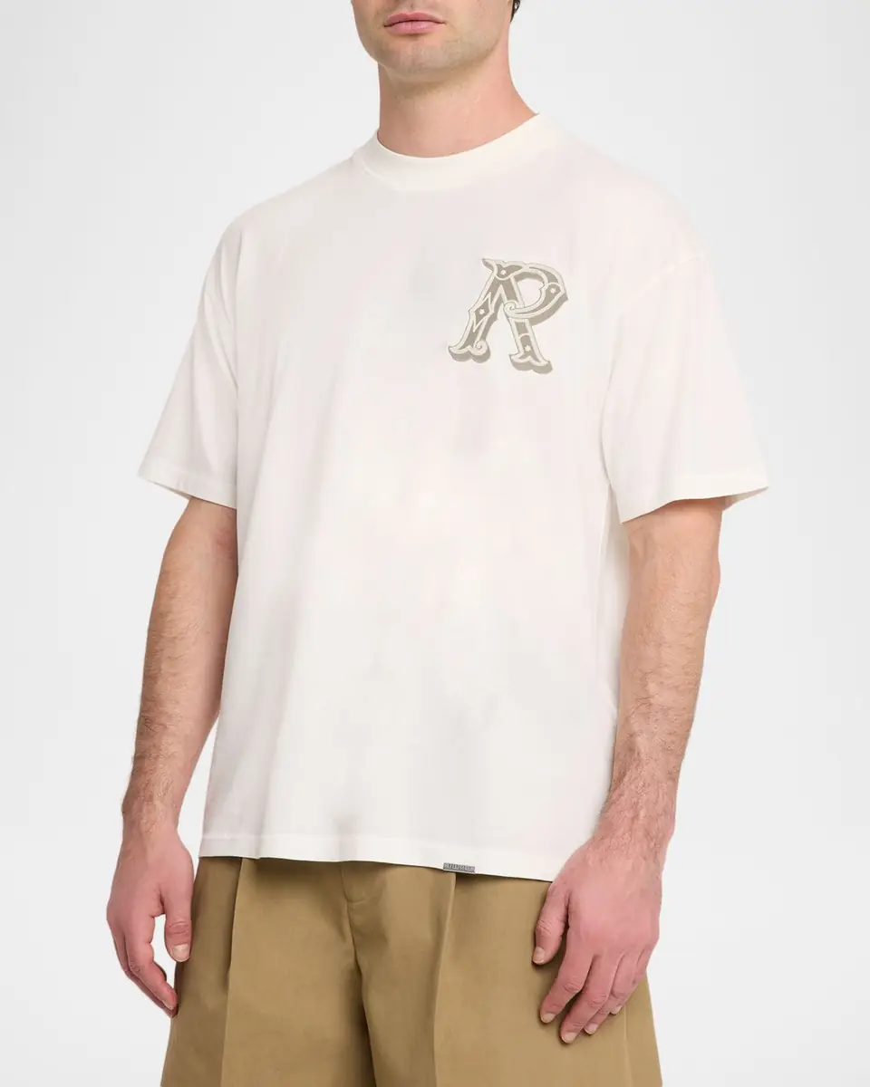 Represent Men's Western Initial Cotton T-Shirt | Thumbnail 4